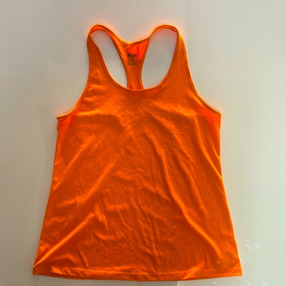 Nike Orange Dri-FIT Tank Top
